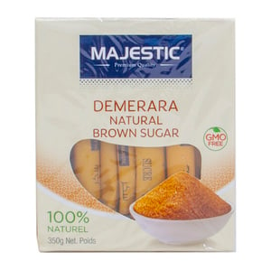 Majestic demerara sucre brun natural 350g