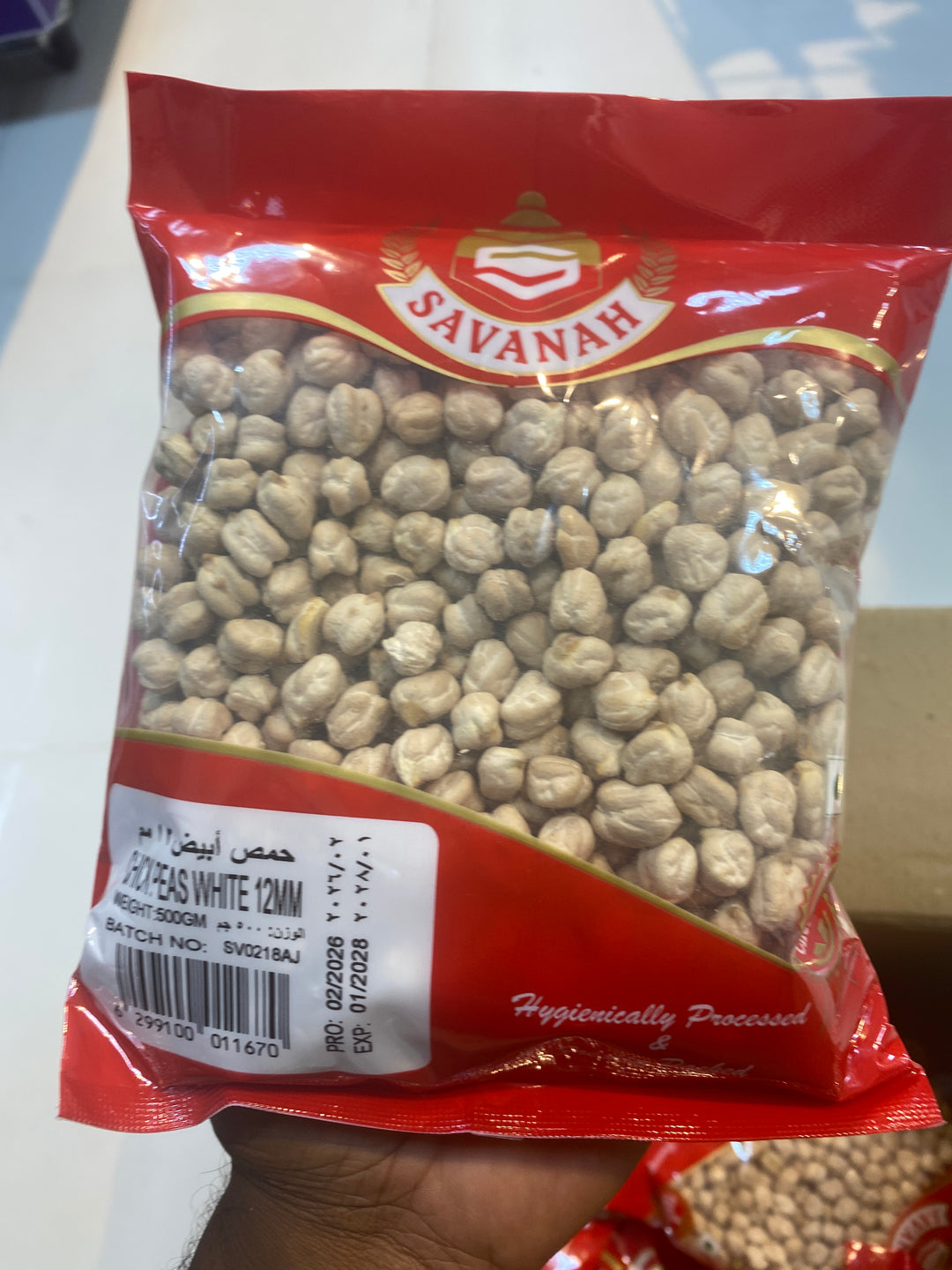 Savanah Chick Peas 500g