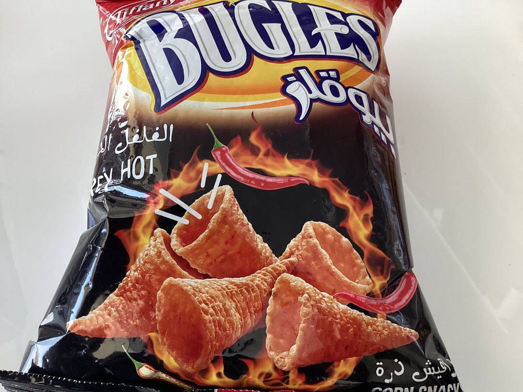 Tiffany Bugles Firey Hot 75g