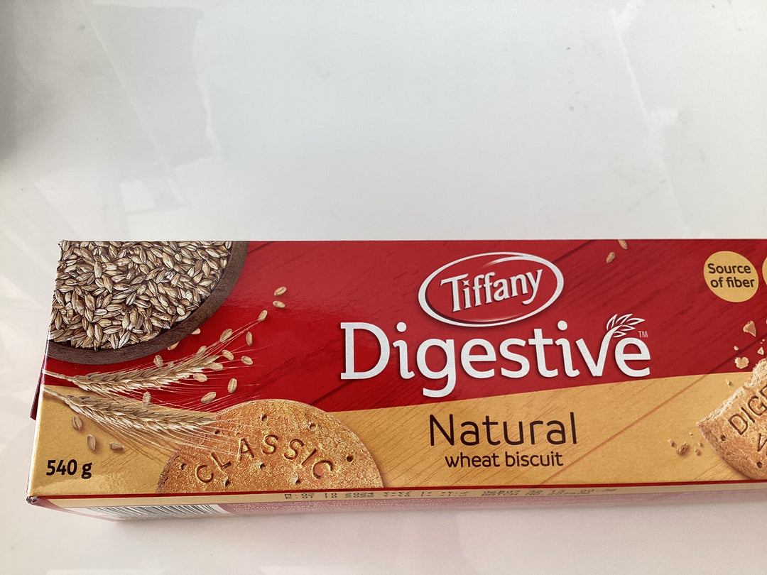 Tiffany Digestive Natural Wheat Biscuit 540g