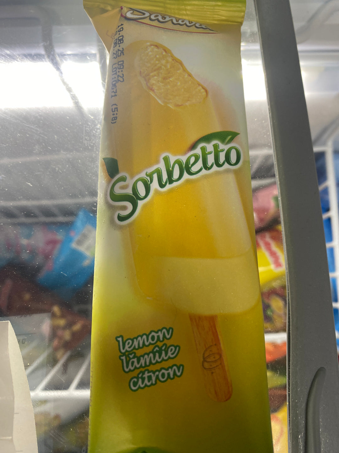 Sorbetto Mini Lemon Ice Cream 55g