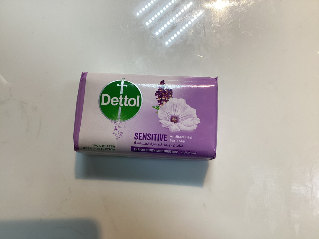 Dettol Sensitive Antibacterial Bar Soap 165g