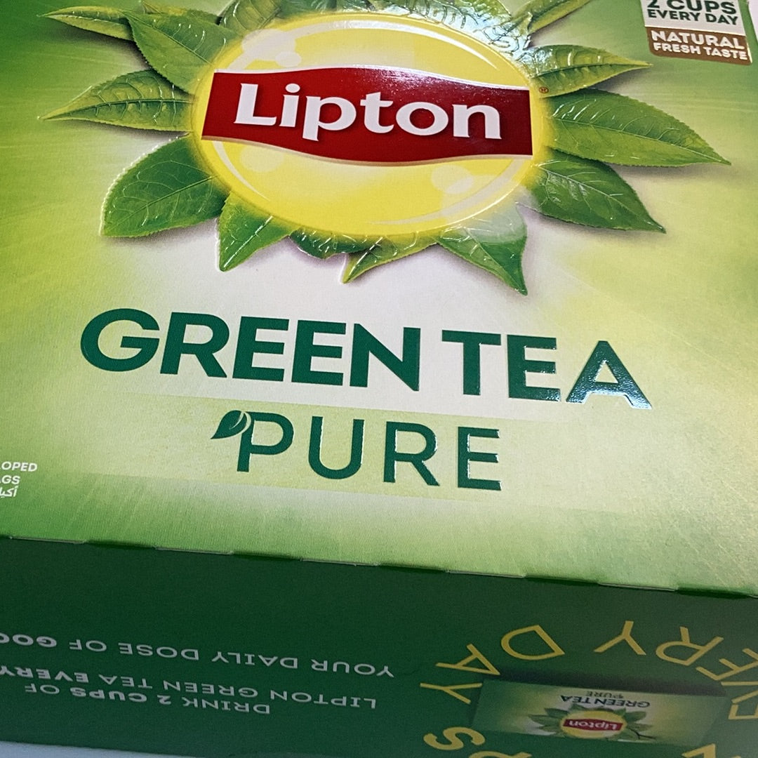 Lipton green tea pure  50 tea bags