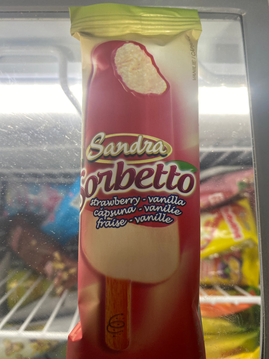 Sorbetto Mini Vanilla And Strawberry Ice Cream 55g