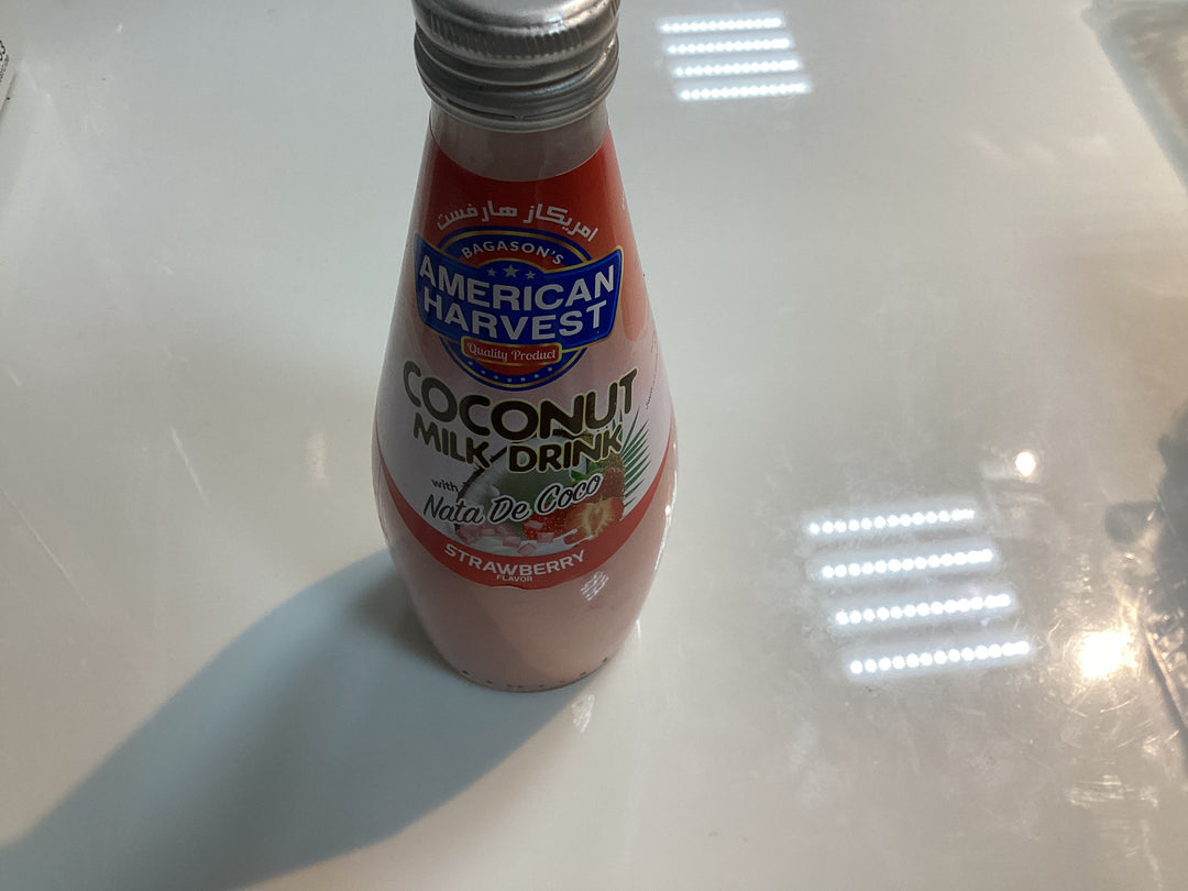 American Harvest Coconut Milk Strawberry Flavor 290ml