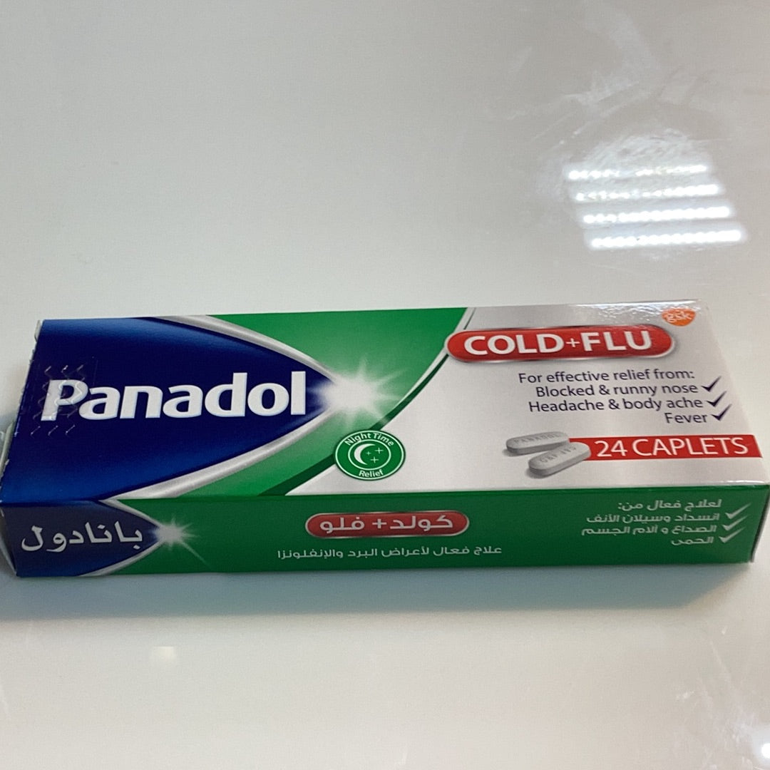 Panadol green cold +flu