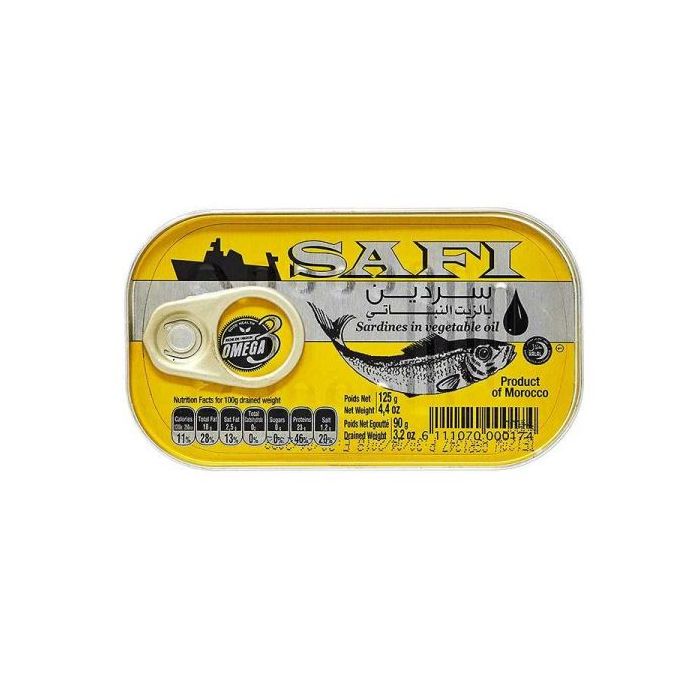 Safi Sardines in Vegetable Oil 125g