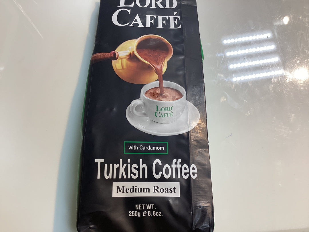 Lord Caffe Turkish Coffee with Cardamom 250g