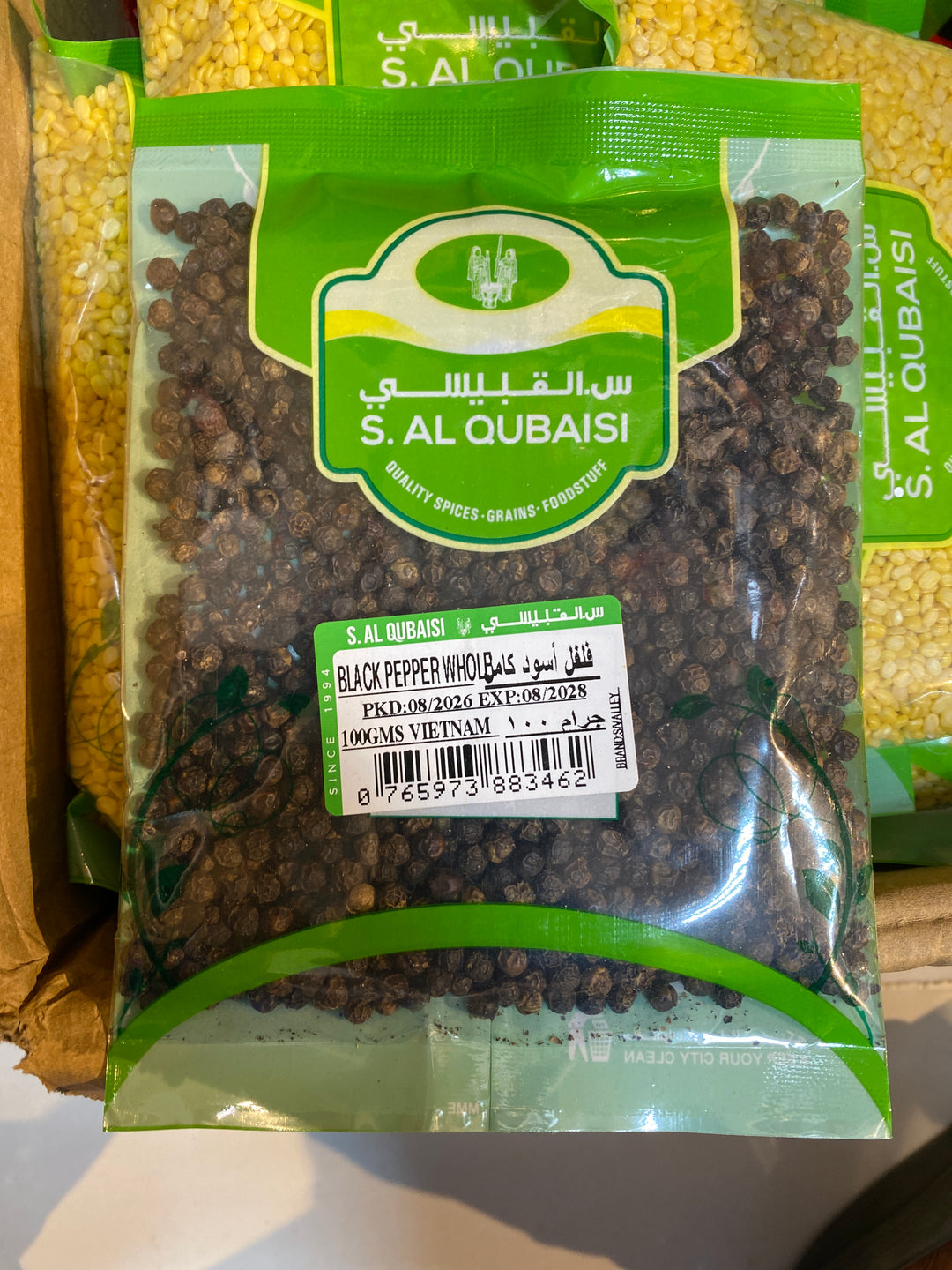 Black Pepper Whole 100g
