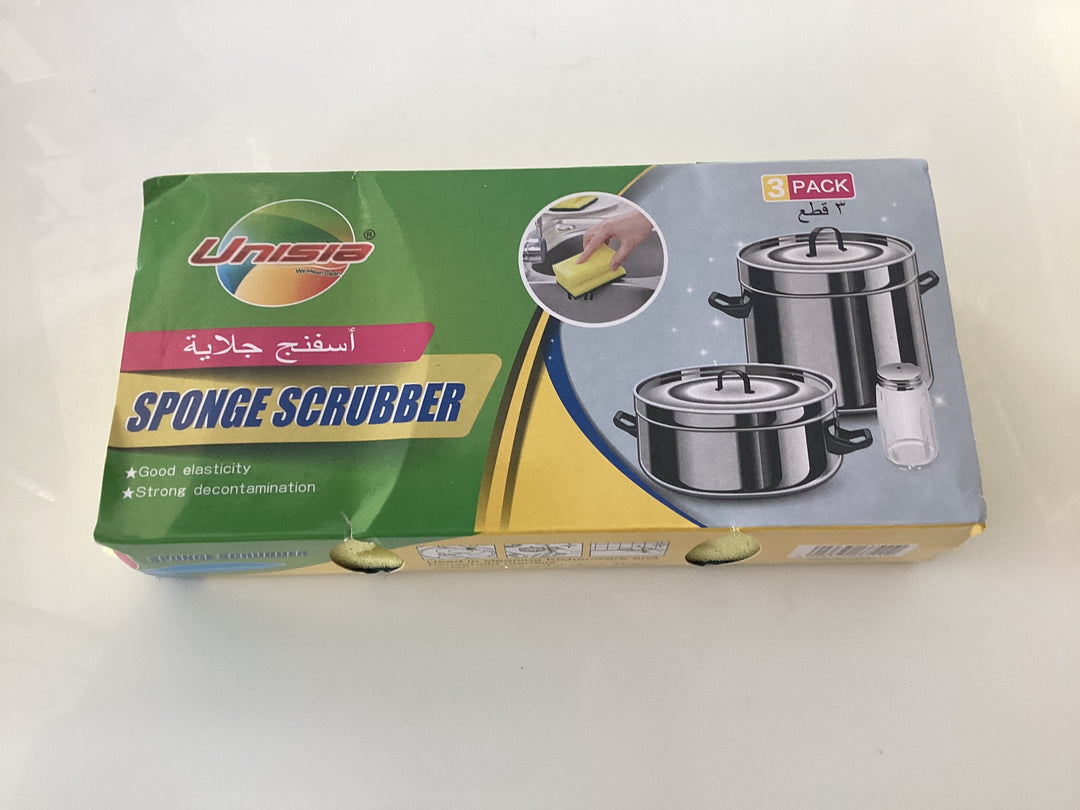 Unisia Sponge Scrubber (3pcs)