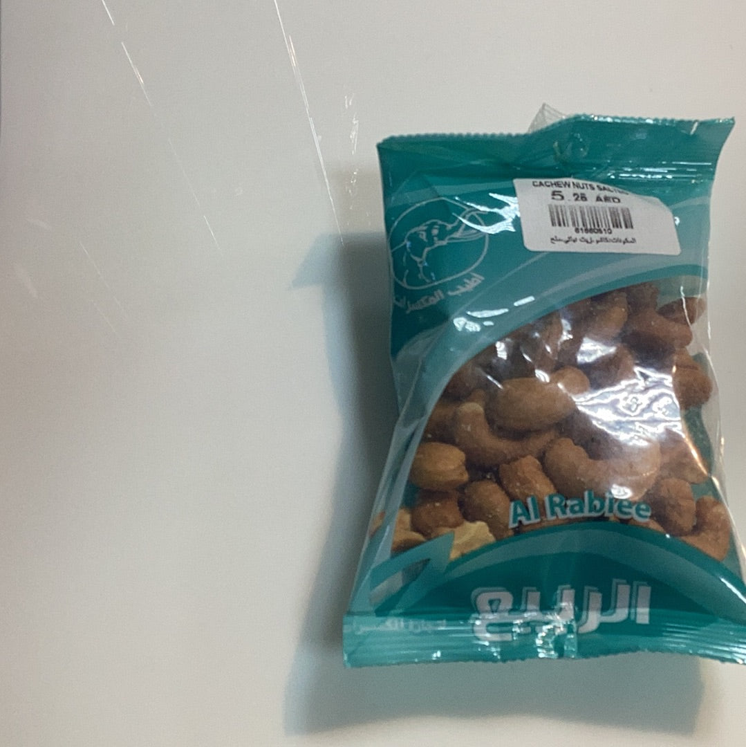 Al Rabiee Cachew Nuts Salted 60g