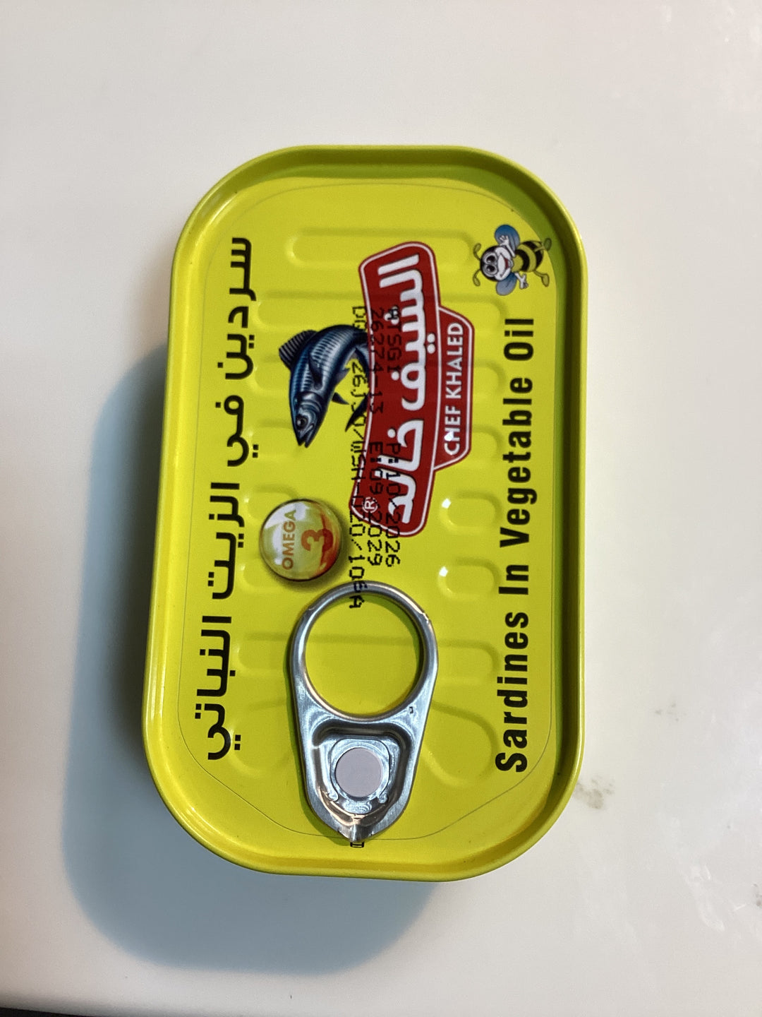 Chef Khaled Sardines In Vegetable Oil 125g