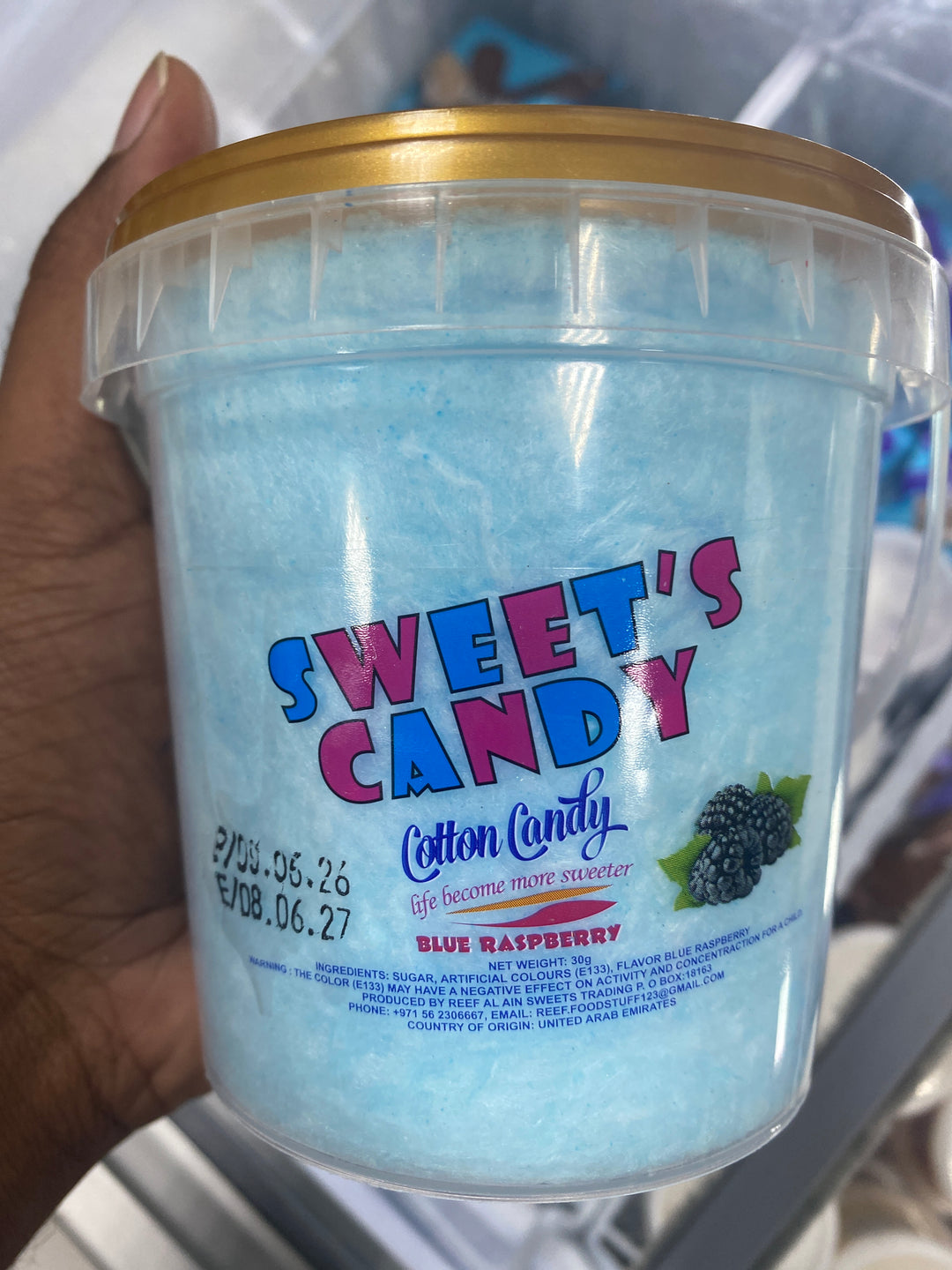 Sweet Candy Blue Raspberry 30g