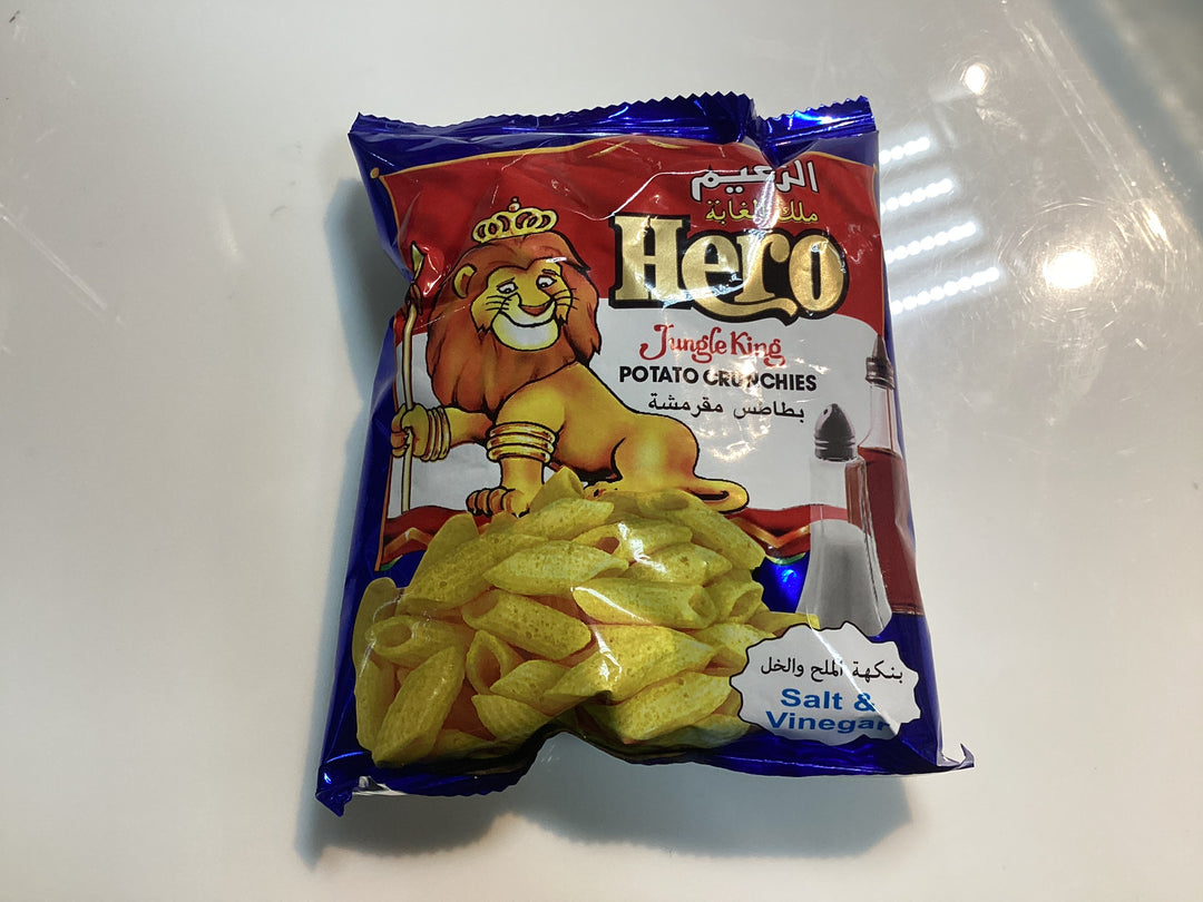 Hero jungle king potato crunchies  14 g