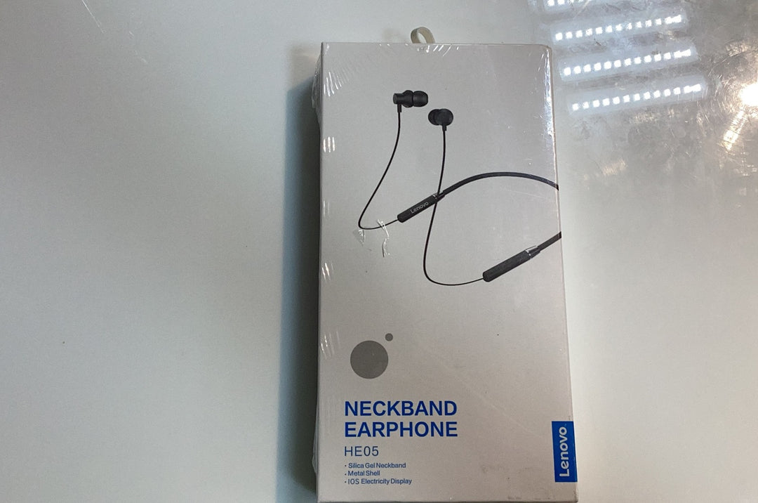 Lenovo (He05) Neckband Earphone Black