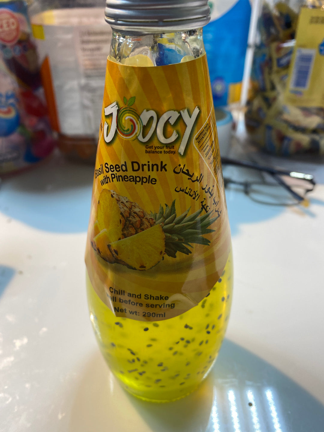 Joocy Basil Seed Paneapple Drink 290ml