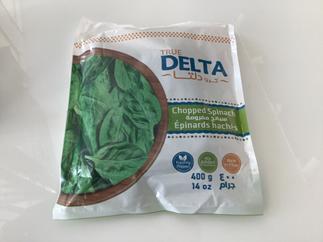 True Delta Chopped Spinach 400g