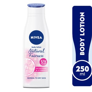 NIVEA NATURAL GLOW BODY LOTION 250ML