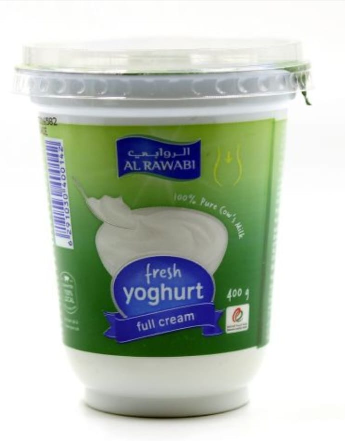 AL RAWABI Yoghurt Full Cream 400g