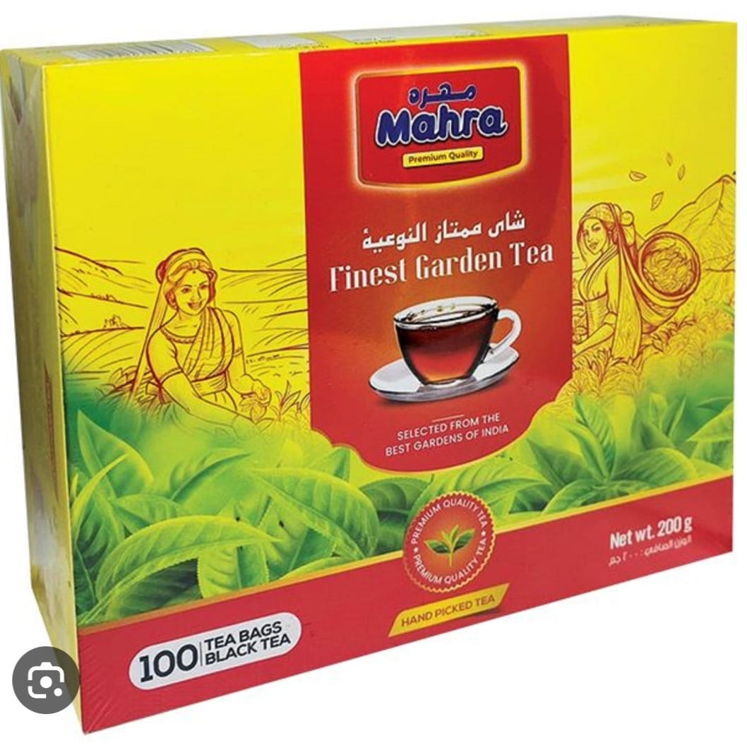 MAHRA TEA BAG100X200GM