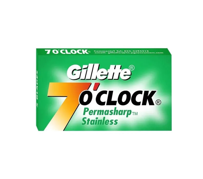 GILLETTE 7 O'CLOCK STAINLESS BLADE