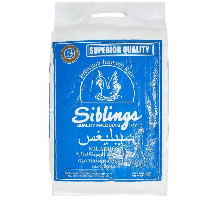 Siblings Premium Jasmine Rice 5kg