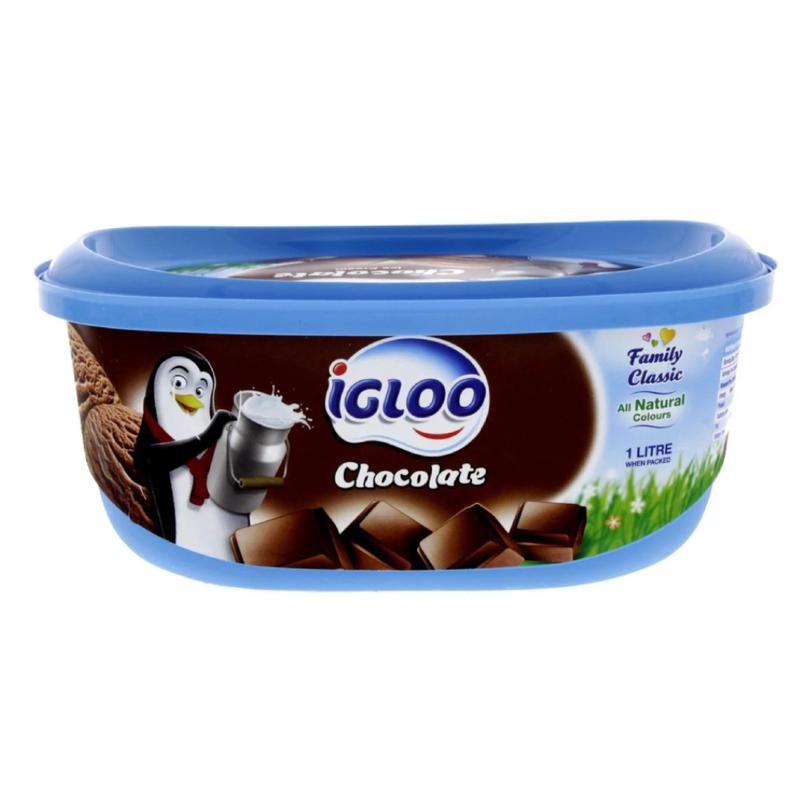 Igloo Ice Cream Chocolate 1liter