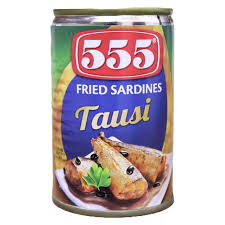 555 Fried Sardines Tausi 155g