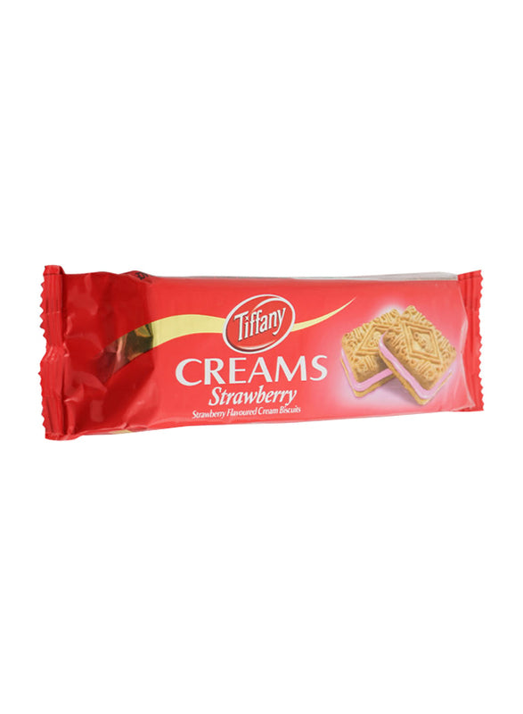 Tiffany Biscuit Creams Strawberry 80g