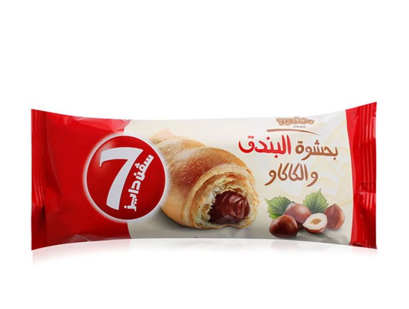 7Day Jumbo Croissant Hazel Nut Cocoa Filling 100g