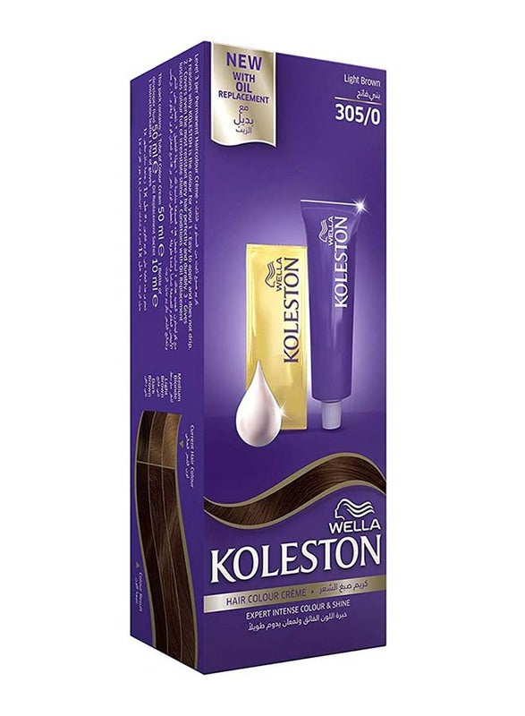WELLA HAIR COLOR KOLESTON 305/0 LIGHT BROWN 10ML