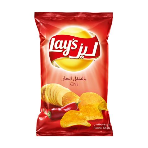 Lays Potato ChipsvChilli Flavor 155g