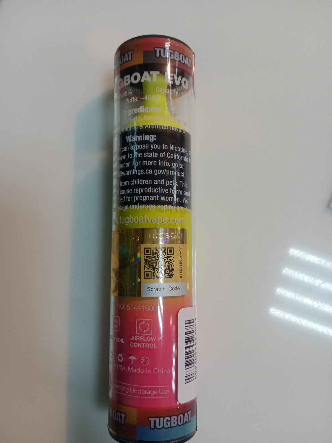 Tugboat 4500 Puffs Mesh Coil
