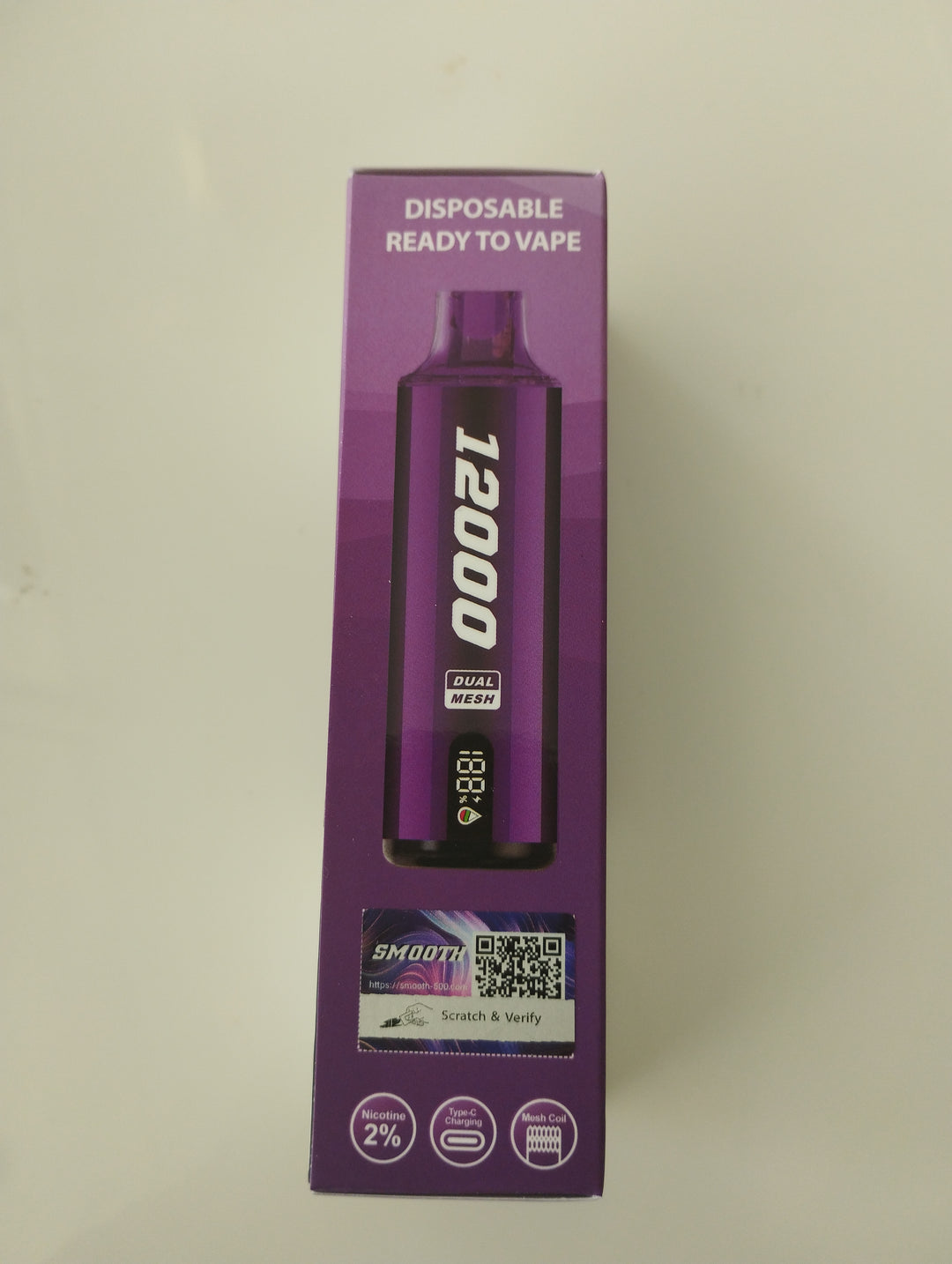 Smooth Grape Ice Disposable E-Cigarette