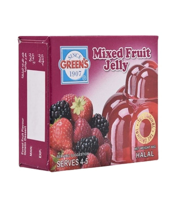 Green Mixed Fruit Jelly 80g