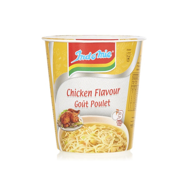 INDOMIE CUP CHICKEN FLAVOR 60gm Gout poulet Yellow colour