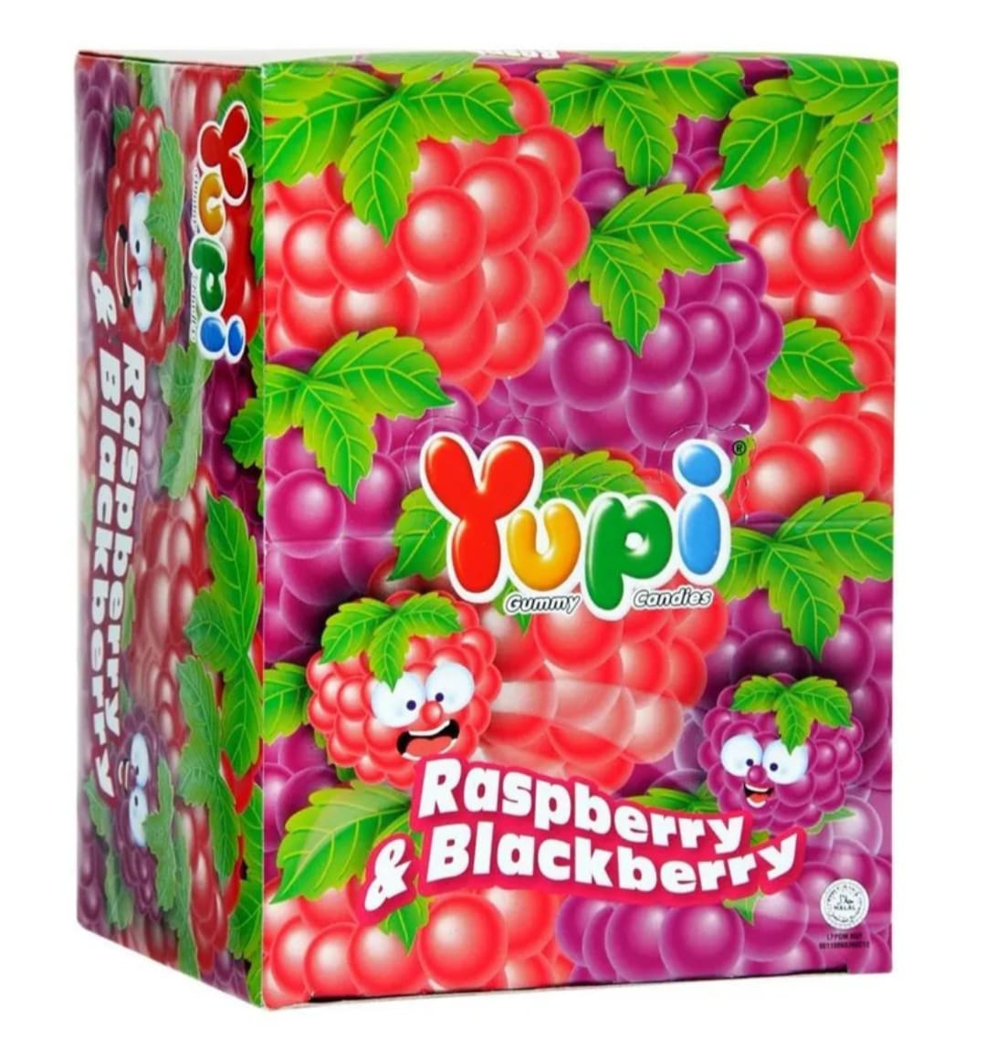 Yupi Raspberry&Blackberry Gummy 16g