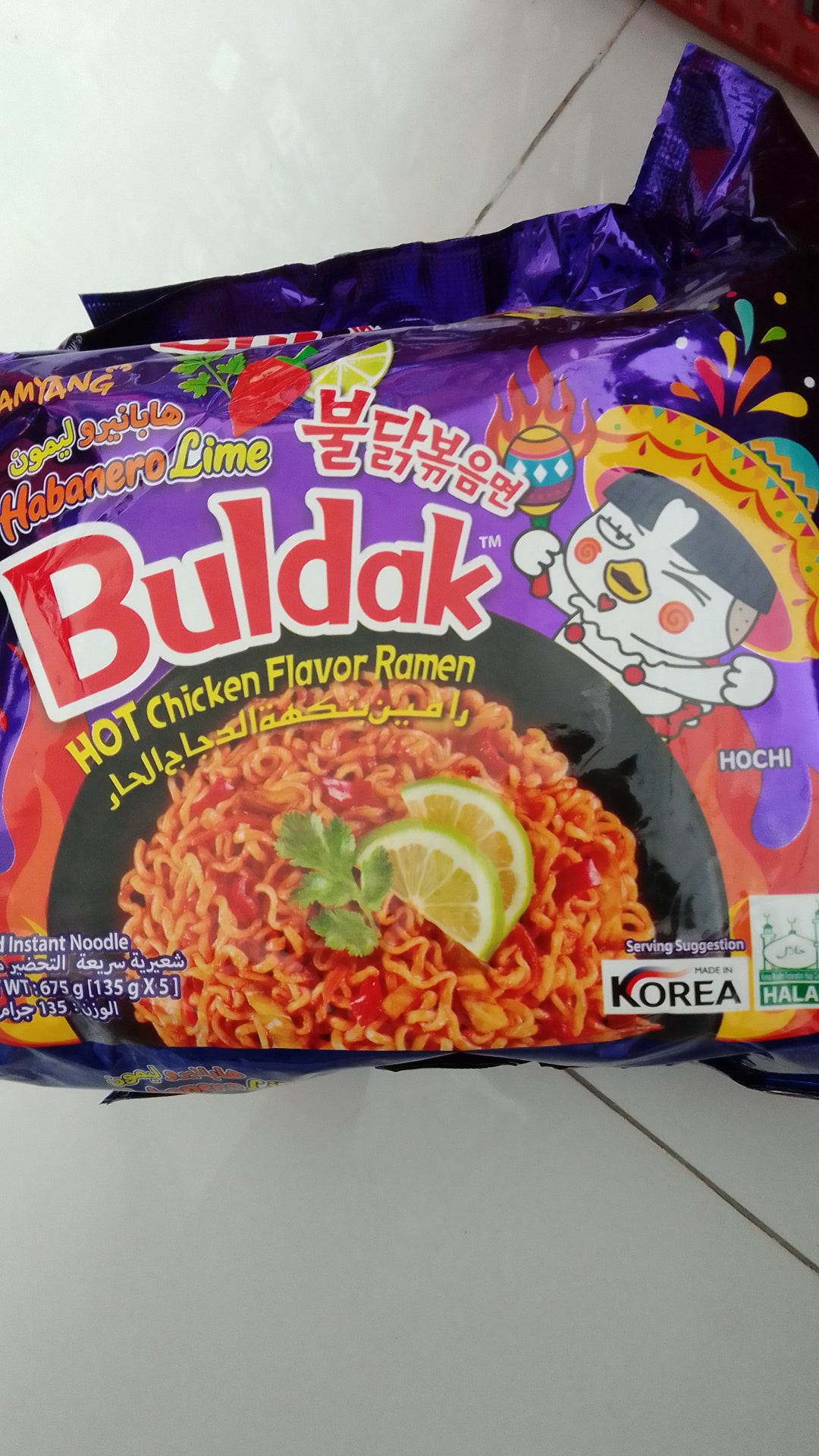 Samyang Habanero Lime Buldak Hot 135g