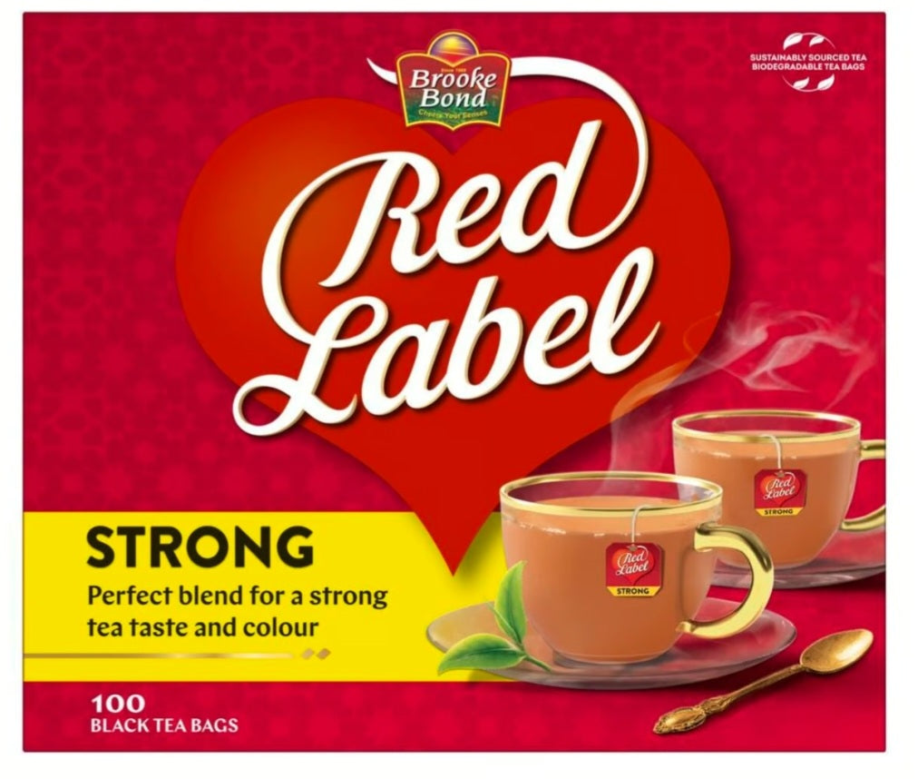 Brooke bond red label tea bags 100