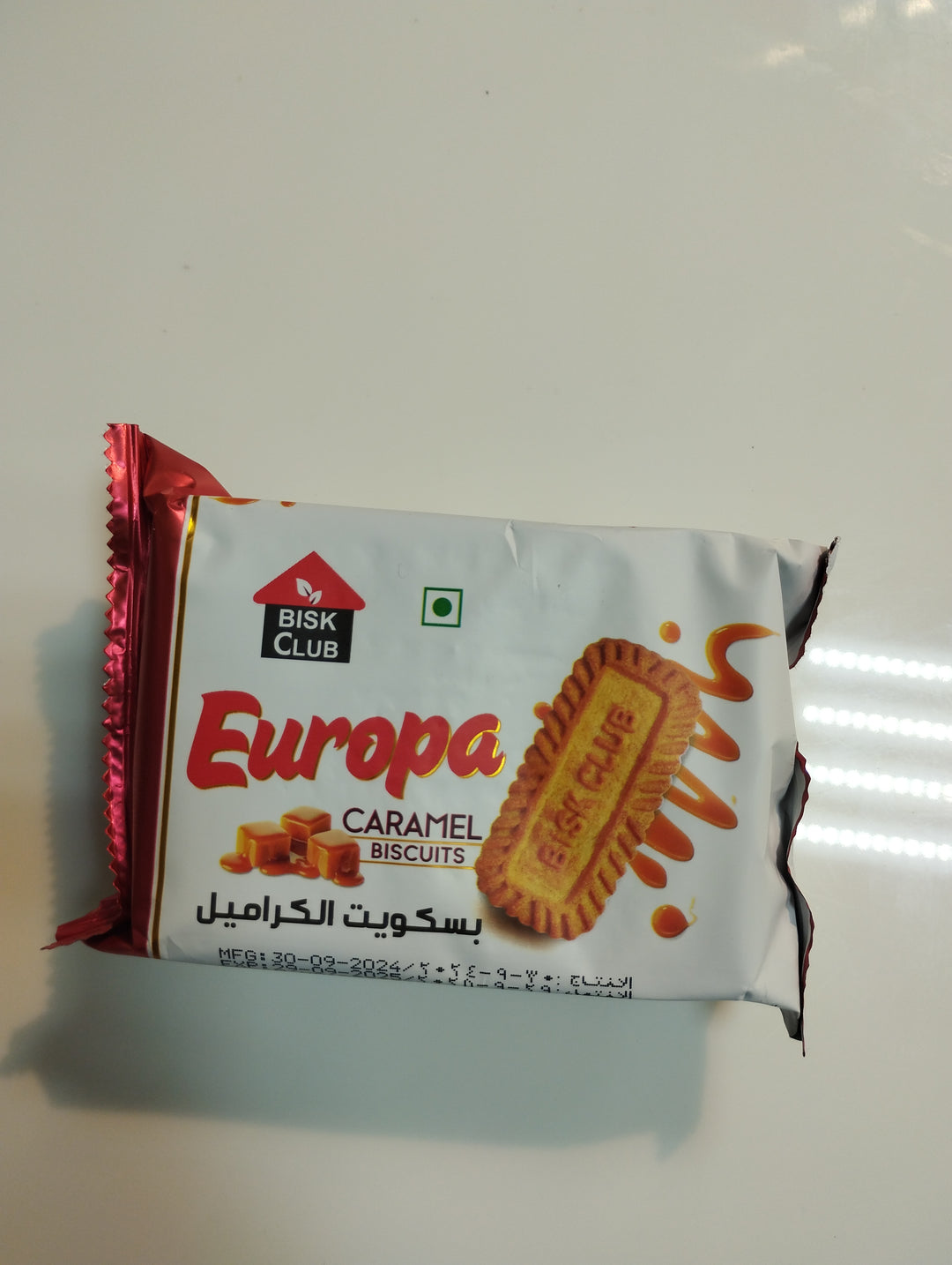 Europa Caramel Biscuits 55gm