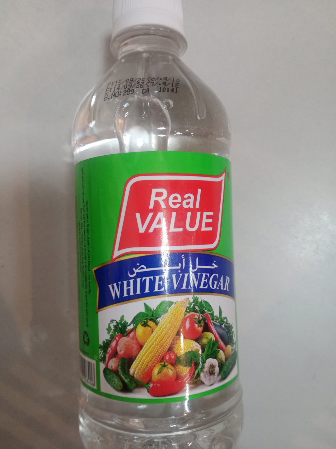 Real Value White Vinegar 473g