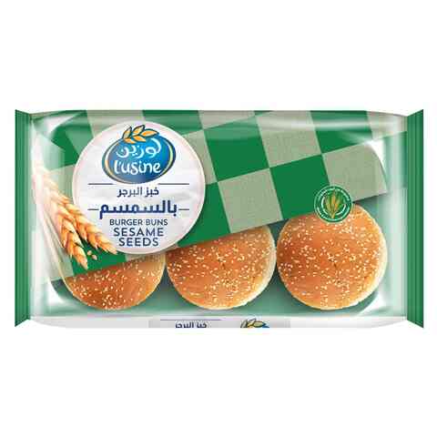 Lusine Burger Buns W/Sesame Seeds 400g