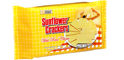 Sunflower Crackers Cheese 170g