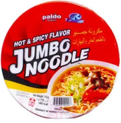 Paldo Jumbo Noodle Hot&Spicy Flavor 110gm