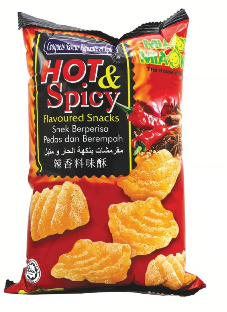 Miaw Miaw Hot Spicy Snacks 50gm