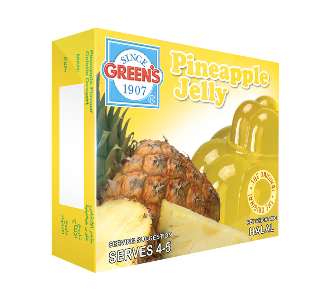 Greens Pineapple Jelly 80g