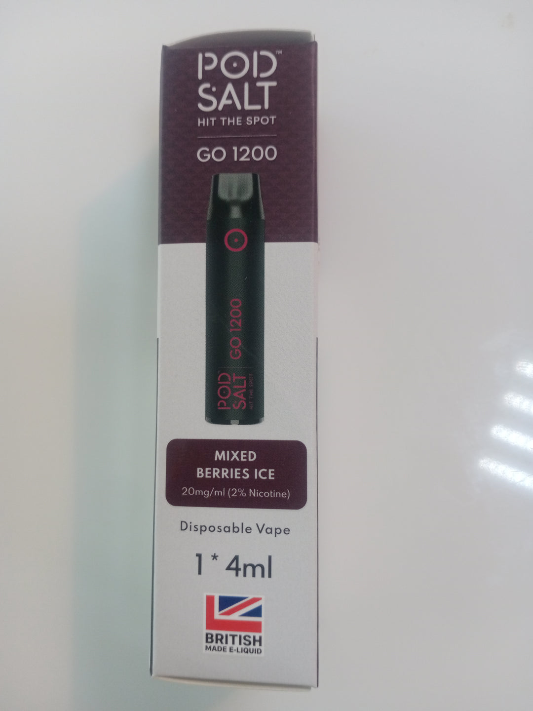 Pod Salt Mixed Berries Ice 1200 Puff