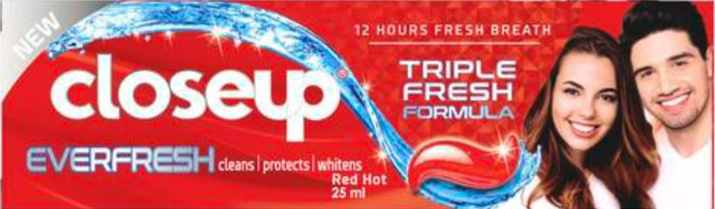 Closeup triple fresh formula 75 ml