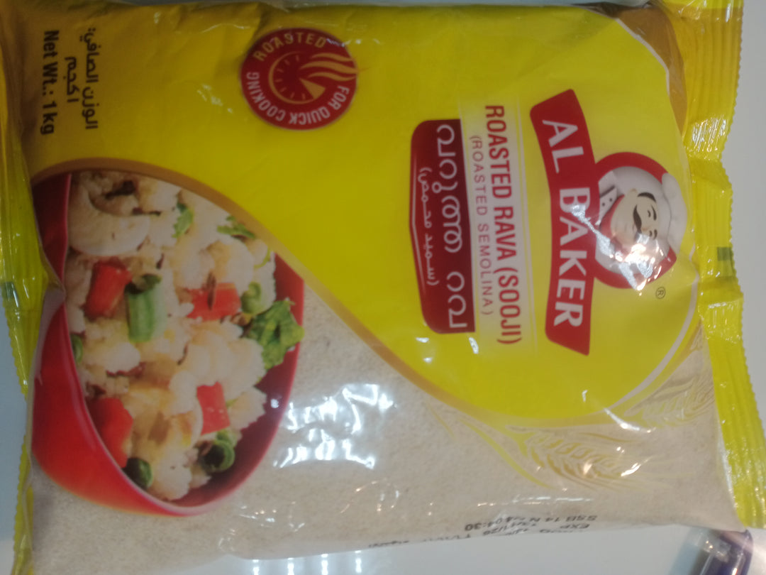 Al Baker Roasted Rava (Sooji) 1kg