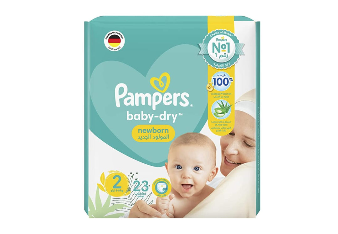 Pampers 3.8 kg  23 diapers